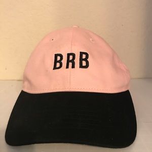 Black and Pink BRB Forever 21 Dad Hat